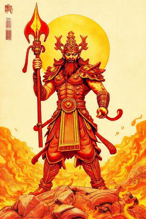 赤焰战神 漫画封面
